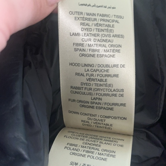 Burberry Detachable Sleeve Hooded Puffer Jacket- Lamb Leather - Picture 14 of 15